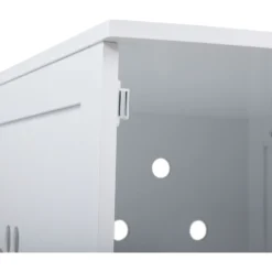 Coziwow By Jaxpety 2-Story Washroom House Cat Litter Box Enclosure -Furry Feast 355097 PT5. AC SS1800 V1665526969