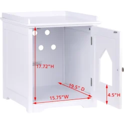 Pawland Decorative Cat House & Litter Box Enclosure 11 Pawland Decorative Cat House & Litter Box Enclosure -Furry Feast 356210 PT3. AC SS1800 V1641619290