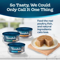 Blue Buffalo Tastefuls Chicken & Pate Cat Food, 5.5-oz Can, 24 Count -Furry Feast 357151 PT3. AC SS1800 V1641337042