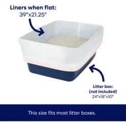Frisco Litter Box Pan Liners -Furry Feast 361651 PT1. AC SS1800 V1661864694