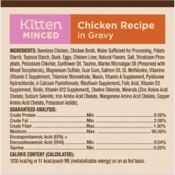 Wellness CORE Tiny Tasters Kitten Chicken Grain-Free Minced Wet Cat Food, 1.75-oz Pouch, Case Of 12 -Furry Feast 363913 PT6. AC SS1800 V1695845857