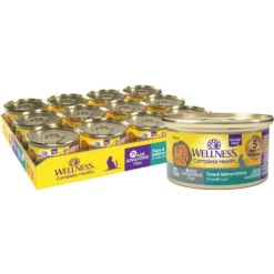 Wellness Complete Health Age Advantage Tuna & Salmon Pate Wet Cat Food