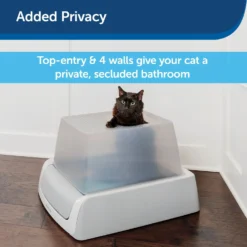 PetSafe ScoopFree Top Entry Litter Box Privacy Cover 10 PetSafe ScoopFree Top Entry Litter Box Privacy Cover -Furry Feast 368979 PT4. AC SS1800 V1700155326