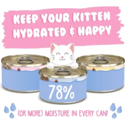 Weruva Kitten Fur Baby Favorites Chicken Flavored Shredded Wet Cat Food Variety Pack, 3-oz Can, Case Of 12 -Furry Feast 373278 PT3. AC SS1800 V1649879824