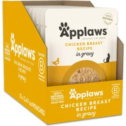 Applaws Chicken Flakes In Gravy Wet Cat Food, 2.47-oz, Case Of 12