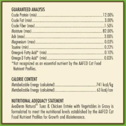 AvoDerm Natural Grain-Free Tuna & Chicken Entree With Vegetables Canned Cat Food -Furry Feast 46692 PT5. AC SS1800 V1602885379