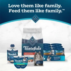 Blue Buffalo Tastefuls Natural Chicken Adult 7+ Dry Cat Food -Furry Feast 46910 PT8. AC SS1800 V1692637669