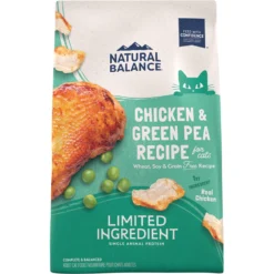 Natural Balance L.I.D. Limited Ingredient Diets Green Pea & Chicken Formula Grain-Free Dry Cat Food