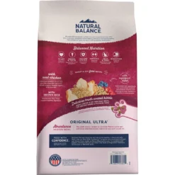 Natural Balance Original Ultra Chicken Meal & Salmon Meal Formula Dry Cat Food -Furry Feast 48087 PT2. AC SS1800 V1702059734