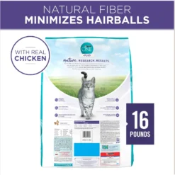 Purina ONE +Plus Hairball Formula Natural Adult Dry Cat Food -Furry Feast 48650 PT1. AC SS1800 V1677528911