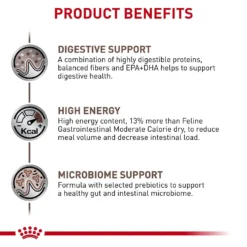 Royal Canin Veterinary Diet Adult Gastrointestinal Dry Cat Food -Furry Feast 48752 PT3. AC SS1800 V1691702758