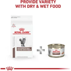 Royal Canin Veterinary Diet Adult Gastrointestinal Dry Cat Food -Furry Feast 48752 PT6. AC SS1800 V1691506470