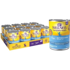Wellness Complete Health Beef & Salmon Formula Grain-Free Canned Cat Food