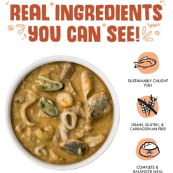 Weruva Marbella Paella With Mackerel, Shrimp & Mussels Grain-Free Canned Cat Food -Furry Feast 49306 PT2. AC SS1800 V1643068591