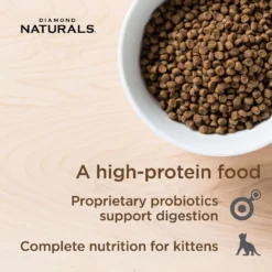 Diamond Naturals Kitten Formula Dry Cat Food -Furry Feast 49768 PT2. AC SS1800 V1635738727
