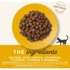 Applaws Adult Complete Chicken Recipe With Country Vegetables Grain-Free Dry Cat Food & Fancy Feast Savory Centers Variety Pack Canned Cat Food -Furry Feast 502974 PT2. AC SS1800 V1648477590