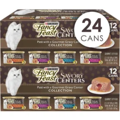 Applaws Adult Complete Chicken Recipe With Country Vegetables Grain-Free Dry Cat Food & Fancy Feast Savory Centers Variety Pack Canned Cat Food -Furry Feast 502974 PT5. AC SS1800 V1648477284