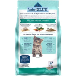 Blue Buffalo Baby Blue Healthy Growth Formula Grain-Free High Protein Chicken & Pea Recipe Kitten Dry Food & Blue Buffalo Baby Blue Healthy Growth Formula Grain-Free High Protein Variety Pack Kitten Wet Food, 3-oz Can, Case Of 6 -Furry Feast 515062 PT6. AC SS1800 V1649341943