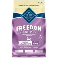 Blue Buffalo Freedom Indoor Adult Chicken Recipe Grain-Free Dry Cat Food