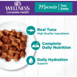 Wellness Cubed Tuna Entree Grain-Free Canned Cat Food -Furry Feast 52130 PT2. AC SS1800 V1666651812