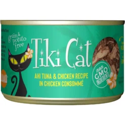 Tiki Cat Luau Ahi Tuna & Chicken In Chicken Consomme Grain-Free Canned Cat Food
