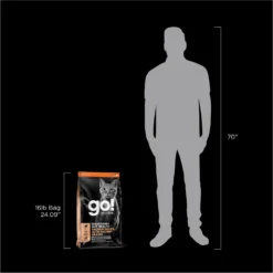 Go! Solutions Digestive + Gut Health Salmon Recipe With Ancient Grains For Cats -Furry Feast 539574 PT8. AC SS1800 V1662065700