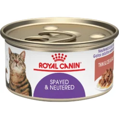 Royal Canin Feline Health Nutrition Spayed/Neutered Thin Slices In Gravy Canned Cat Food
