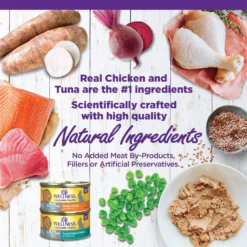 Wellness Complete Health Age Advantage Grain-Free Variety Pack Wet Cat Food, 3-oz Can, Case Of 24 -Furry Feast 548950 PT2. AC SS1800 V1659028591