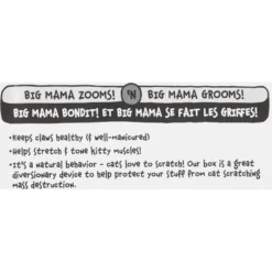 Fat Cat Big Mama's Cat Scratcher Toy With Catnip -Furry Feast 54941 PT3. AC SS1800 V1535662668