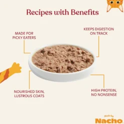 Made By Nacho Chicken Recipe Minced Wet Kitten Food, 3-oz Can, Case Of 24 -Furry Feast 554902 PT3. AC SS1800 V1699025486