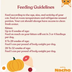 Made By Nacho Chicken Recipe Minced Wet Kitten Food, 3-oz Can, Case Of 24 -Furry Feast 554902 PT8. AC SS1800 V1699025487