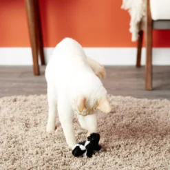 OurPets Backyard Squeaking Skunk Cat Toy -Furry Feast 55726 PT5. AC SS1800 V1527256207