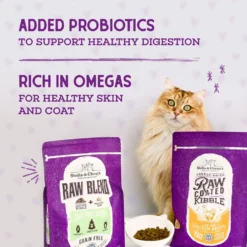 Stella & Chewy's Duck Flavored Raw Coated Cage Free Dry Cat Food -Furry Feast 576150 PT6. AC SS1800 V1678908252