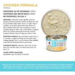 Weruva Wx Phos Focused Chicken Formula In Gravy Grain-Free Wet Cat Food, 3-oz Can, Case Of 12 -Furry Feast 578094 PT4. AC SS1800 V1684343893