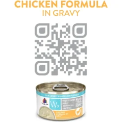 Weruva Wx Phos Focused Chicken Formula In Gravy Grain-Free Wet Cat Food, 3-oz Can, Case Of 12 -Furry Feast 578094 PT7. AC SS1800 V1684342182