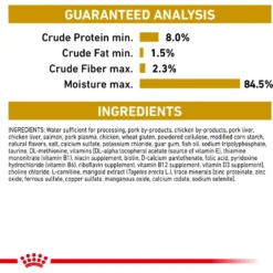 Royal Canin Veterinary Diet Adult Urinary SO Moderate Calorie Morsels In Gravy Canned Cat Food -Furry Feast 58620 PT3. AC SS1800 V1677619527