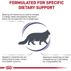 Royal Canin Veterinary Diet Adult Weight Control Dry Cat Food -Furry Feast 58715 PT3. AC SS1800 V1627595839
