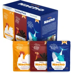 Made By Nacho Cuts In Gravy Recipes With Bone Broth Variety Pack Wet Cat Food & Made By Nacho Shredded & Diced Recipes With Homestyle Bone Broth Variety Pack Grain-Free Wet Cat Food -Furry Feast 605798 PT5. AC SS1800 V1660141487