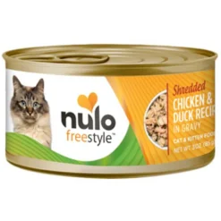 Nulo Freestyle Shredded Beef & Rainbow Trout In Gravy Grain-Free Canned Cat & Kitten Food & Nulo Freestyle Shredded Chicken & Duck In Gravy Grain-Free Canned Cat Food -Furry Feast 607790 PT5. AC SS1800 V1660843284