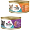 Nulo Freestyle Minced Beef & Mackerel In Gravy Grain-Free Canned Cat Food & Nulo Freestyle Shredded Turkey & Halibut In Gravy Grain-Free Canned Cat Food