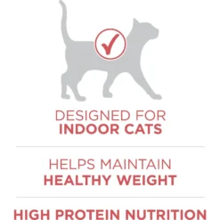Purina ONE +Plus Indoor Advantage With Real Salmon Natural Adult Dry Cat Food -Furry Feast 610862 PT4. AC SS1800 V1674762887