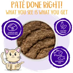 Weruva Classic Cat Meal Or No Deal Chicken & Beef Pate Canned Cat Food & Weruva Classic Cat Jolly Good Fares Chicken & Salmon Pate Canned Cat Food -Furry Feast 611454 PT4. AC SS1800 V1661530107