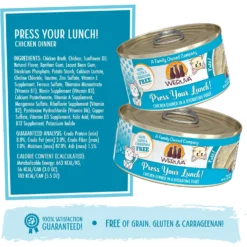 Weruva Classic Cat Press Your Lunch! Chicken Pate Canned Cat Food & Weruva Classic Cat Jolly Good Fares Chicken & Salmon Pate Canned Cat Food -Furry Feast 611462 PT3. AC SS1800 V1661530250