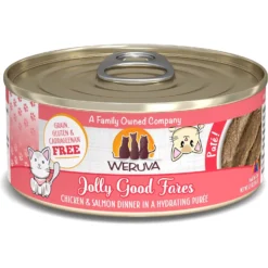Weruva Classic Cat Press Your Lunch! Chicken Pate Canned Cat Food & Weruva Classic Cat Jolly Good Fares Chicken & Salmon Pate Canned Cat Food -Furry Feast 611462 PT6. AC SS1800 V1661528814