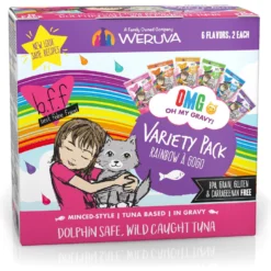 Weruva Cats In The Kitchen Pantry Party Variety Pack Grain-Free Cat Food, 3-oz Pouch, Case Of 12 & BFF Rainbow A Gogo Variety Pack Wet Cat Food Pouches, 3-oz, Case Of 12 14 Weruva Cats In The Kitchen Pantry Party Variety Pack Grain-Free Cat Food, 3-oz Pouch, Case Of 12 & BFF Rainbow A Gogo Variety Pack Wet Cat Food Pouches, 3-oz, Case Of 12 -Furry Feast 611606 PT5. AC SS1800 V1661528336