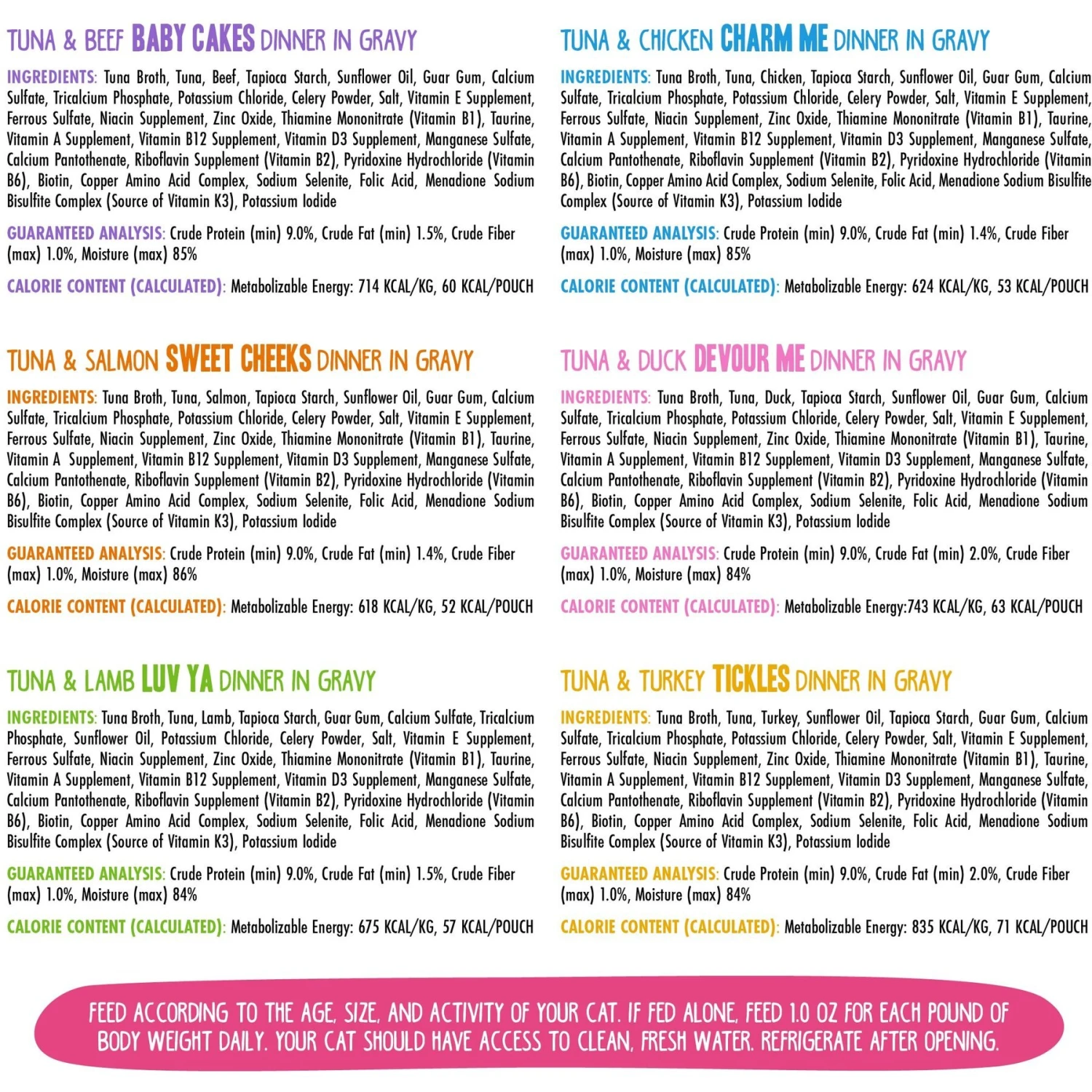 Weruva Cats In The Kitchen Pantry Party Variety Pack Grain-Free Cat Food, 3-oz Pouch, Case Of 12 & BFF Rainbow A Gogo Variety Pack Wet Cat Food Pouches, 3-oz, Case Of 12 8 Weruva Cats In The Kitchen Pantry Party Variety Pack Grain-Free Cat Food, 3-oz Pouch, Case Of 12 & BFF Rainbow A Gogo Variety Pack Wet Cat Food Pouches, 3-oz, Case Of 12 - Image 8