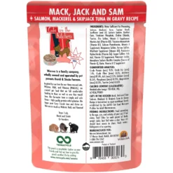 Weruva Cats In The Kitchen Mack, Jack & Sam Salmon, Mackerel & Tuna Recipe Grain-Free Cat Food Pouches & BFF Tuna & Salmon Sweet Cheeks Dinner In Gravy Wet Cat Food Pouches -Furry Feast 611638 PT3. AC SS1800 V1661548550