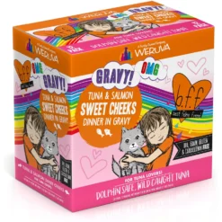 Weruva Cats In The Kitchen Mack, Jack & Sam Salmon, Mackerel & Tuna Recipe Grain-Free Cat Food Pouches & BFF Tuna & Salmon Sweet Cheeks Dinner In Gravy Wet Cat Food Pouches -Furry Feast 611638 PT5. AC SS1800 V1661548191
