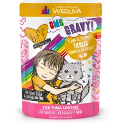 BFF Tuna & Turkey Tickles Dinner In Gravy Wet Cat Food Pouches & BFF Tuna & Duck Devour Me Dinner In Gravy Wet Cat Food Pouches -Furry Feast 611750 PT2. AC SS1800 V1661547888