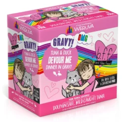 BFF Tuna & Turkey Tickles Dinner In Gravy Wet Cat Food Pouches & BFF Tuna & Duck Devour Me Dinner In Gravy Wet Cat Food Pouches -Furry Feast 611750 PT5. AC SS1800 V1661547832